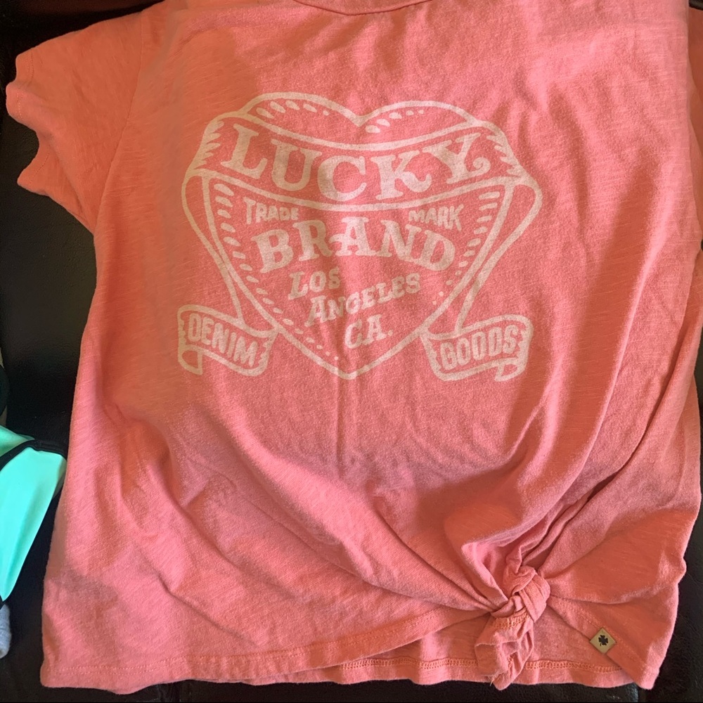 Lucky Brand Girls youth Tee: Size XL